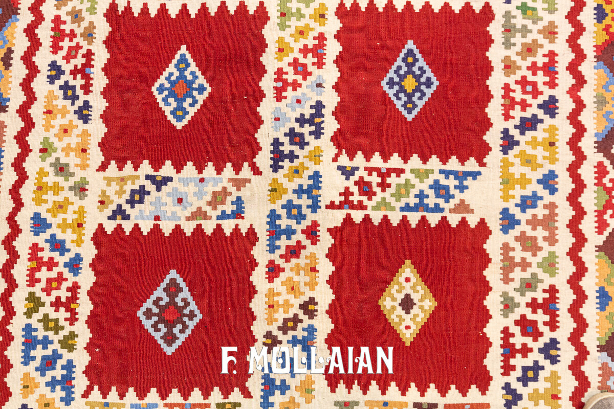 Tappeto Kilim Shiraz Multicololore n°:409